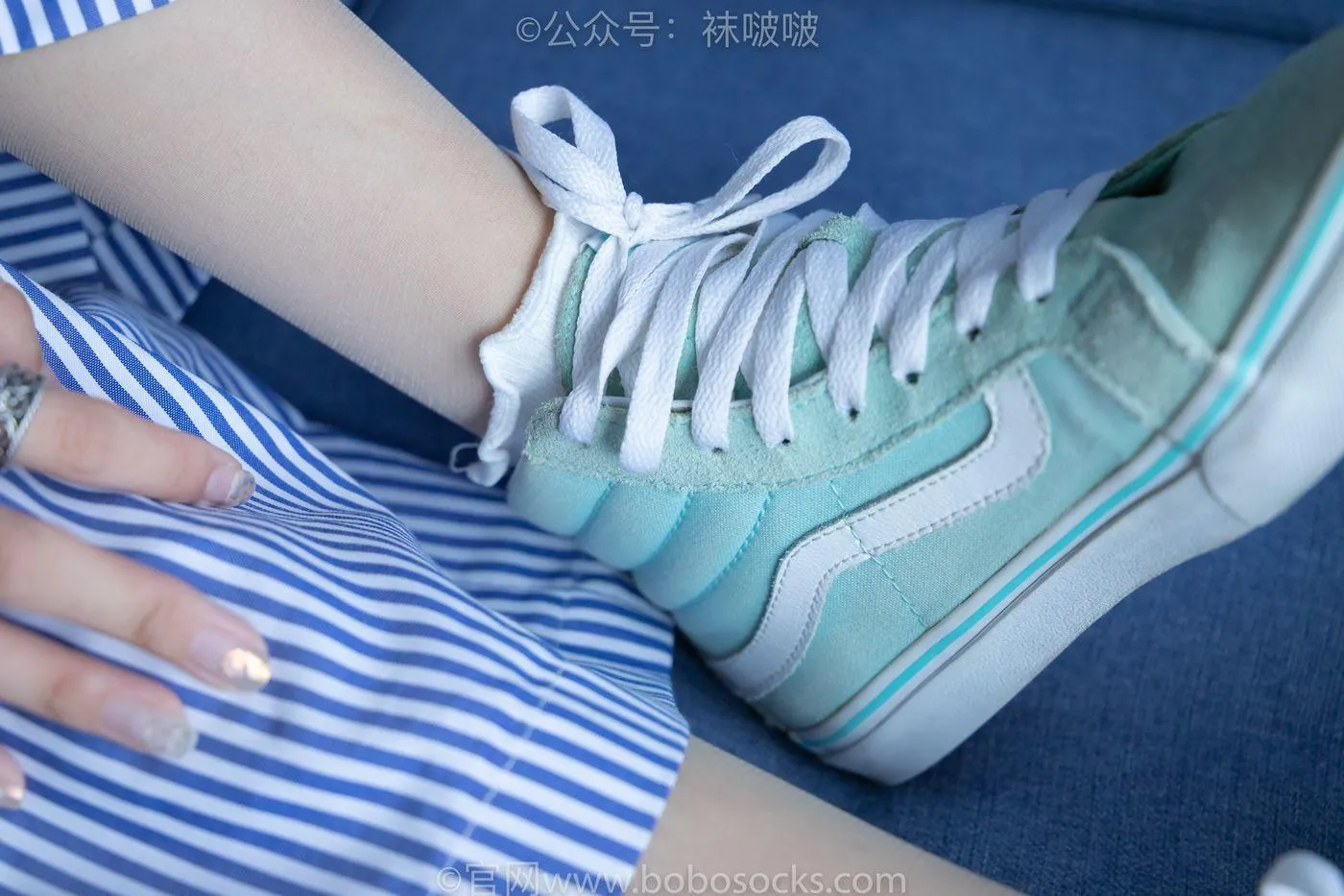 [BoBoSocks袜啵啵]NO.027 稚予- vans、白色棉袜、肉丝 [136P]插图6